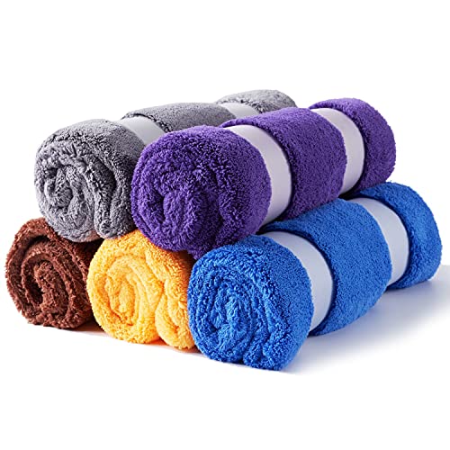 YLYDMY Microfiber Towels for Cars，Cars Drying Towel Professional Microfiber Cleaning Cloth for Cars Polishing Washing and Detailing (16x16 in. Pack of 5)