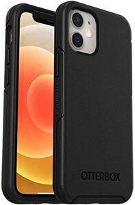 otterbox symmetry series case for iphone 12 mini, non-retail packaging - black