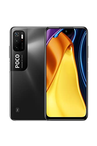 Xiaomi Poco M3 PRO 5G + 4G Volte Global Unlocked GSM 6.5" Octa Core 48mp Triple Camera (Not Verizon/Boost/CDMA) (Power Black, 128GB+6GB)