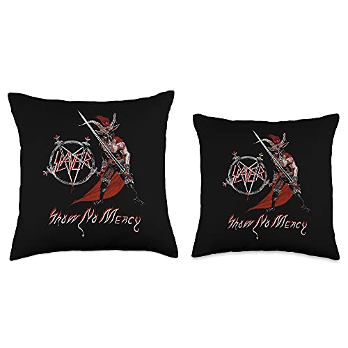 Slayer Official Slayer-Show No Mercy Throw Pillow, 18x18, Multicolor