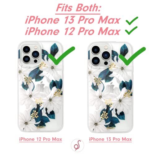 Sonix Case for iPhone 13 Pro Max / 12 Pro Max | Compatible with MagSafe | 10ft Drop Tested | Delilah Flower