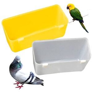 bird feeder bird drinking pigeon feeder water bowl cup for poultry quail chicken pigeon bird feeding tools pigeons water fountain quail feeders parrot 3pc