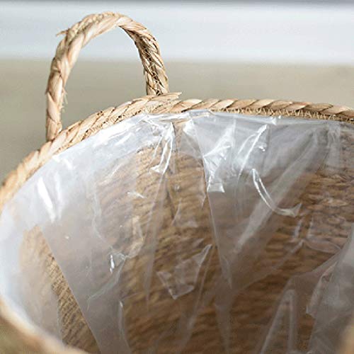 UXZDX Straw Storage Basket Rattan Floor Flower Pot Crafts Decoration Modern Home Living Room Bedroom Shop Flower Basket