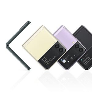 SAMSUNG Galaxy Z Flip 3 5G Cell Phone, Factory Unlocked Android Smartphone, 256GB, Flex Mode, Super Steady Camera, Ultra Compact, US Version, Phantom Black