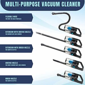 NEIKO 53730A Portable Car Vacuum Cleaner Wet Dry, Wet Vacuum Cleaner for Car or Vehicle, High Power, and Small Vacuum for Car Detailing, 12V Car Vacuum by DC Power, Works Best for Automotive or Boat