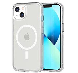 Tech21 Evo Clear (MagSafe) for iPhone 13 - Transparent MagSafe Phone Case with 12ft Multi-Drop Protection