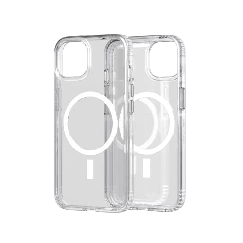 Tech21 Evo Clear (MagSafe) for iPhone 13 - Transparent MagSafe Phone Case with 12ft Multi-Drop Protection