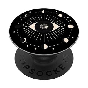 magic circle space sun moon stars all knowing eye all seeing popsockets swappable popgrip