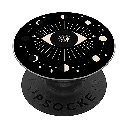 Magic Circle Space Sun Moon Stars All Knowing Eye All Seeing PopSockets Swappable PopGrip