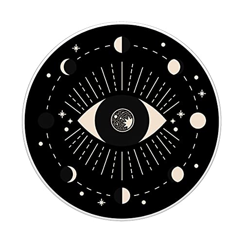 Magic Circle Space Sun Moon Stars All Knowing Eye All Seeing PopSockets Swappable PopGrip