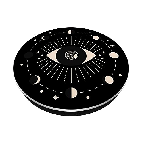 Magic Circle Space Sun Moon Stars All Knowing Eye All Seeing PopSockets Swappable PopGrip