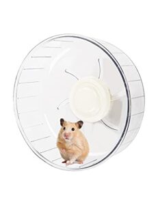whfps silent hamster exercise wheel - hamster toy accessories 7.9 inch running spinner quiet hamster runner for small animal pet gerbil dwarf syrian hamster hedgehog rat mouse mice etc.