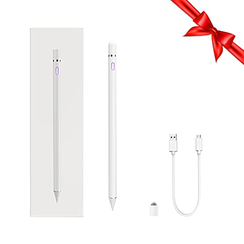 Stylus Pen Compatible with iPad, Pencil Styluses Compatible with iPad 2/3/4/5/6/7/8/9/10 Generation Pro 9.7/10.5/11/12.9 Air 2/3/4/5 Mini 2/3/4/5/6 Alternative Drawing Smart Stylist for Touch Screens