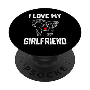 I love my Girlfriend PopSockets Swappable PopGrip