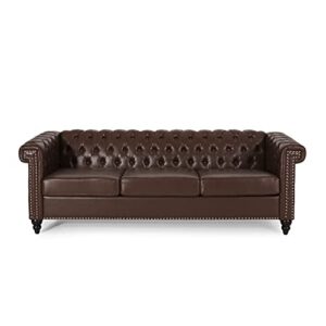 christopher knight home parkhurst sofas, dark brown