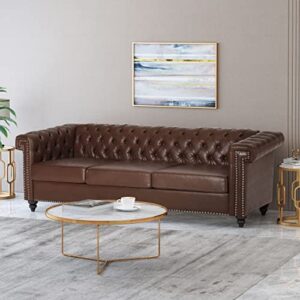 Christopher Knight Home Parkhurst Sofas, Dark Brown