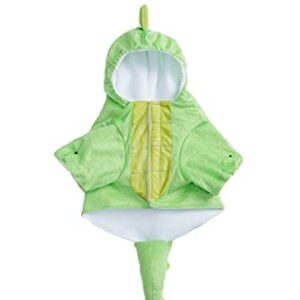 Spooktacular Creations Dinosaur Hoodie Pet Costume for Cat and Dog Halloween Dress Up Party and Pet Cosplay (Medium)