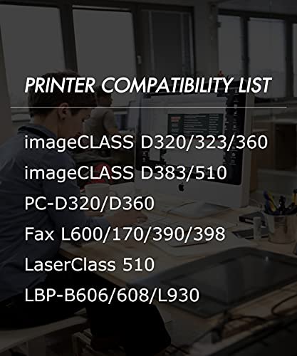 Green Toner Supply (2-Pack) Compatible with Toner Cartridge S35 Toner (2xBlack) Work in imageClass D300 D320 D340 D360 D383 FAXPHONE L170 L400 Class 310 510 PC310 PC-D320 D340 Printer