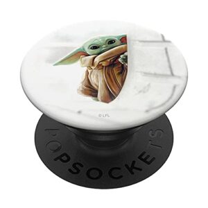 star wars the mandalorian grogu white popsockets swappable popgrip