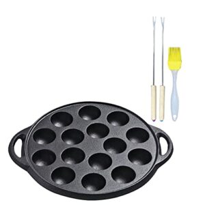 15 compartment tray pastry fork cast iron escargot dish with forks and brush snail escargot plate oyster serving platter frying pan for home bbq restaurant snail plate oyster grill pan