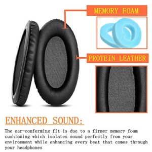 YunYiYi Replacement Earpads Ear Cushion Compatible with Avantree Audition Pro HT4189 HT5009 HT5150 HT41899 HT3189 DG59M C519M BTHS-AS9 Wireless Wired Bluetooth Over Ear Headphones