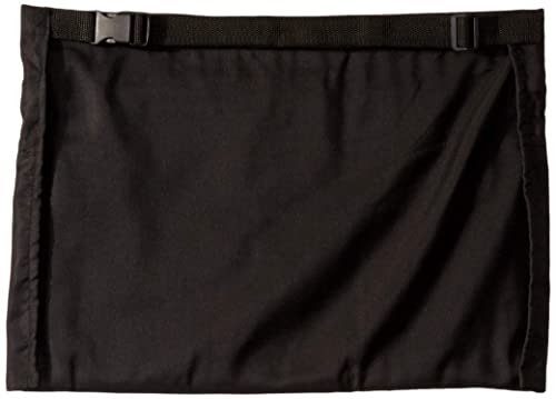 iServ 3 Pockets Black Waist Apron (21x12 inches). Clip-on Server Apron. Restaurant Half Aprons Waitress, Waiter, Server, Bartender, Busser, Barista, Money Apron, Check Holder, Organizer (1)