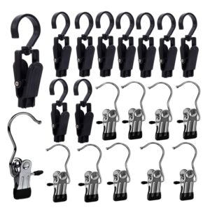 20 stainless steel portable hangers tall boots hanging clips laundry hooks boot holder and black plastic family travel rotating hanging laundry hook