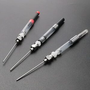 DGHAOP 6pcs Ink Syringe Filler Red+Black+Silver Ink Feeder Auxiliary Ink Absorber Syringe Tool for Ink Converter