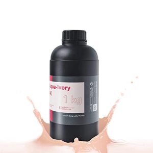 phrozen Aqua-Ivory 4K Resin for High-Precision 3D Printing,405nm LCD UV-Curing Photopolymer Resin for Low Shrinkage, Great Detail, Smooth Color,Low Odor, Non-Brittle (1KG)
