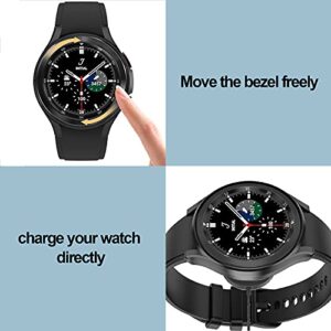 [6+6] Pack for Samsung Galaxy Watch 4 Classic 46mm Case with Screen Protector, Haojavo Soft TPU Cover Protective Bumper Shell + Tempered Glass Screen Protector Film for Galaxy Watch 4 Classic 46mm