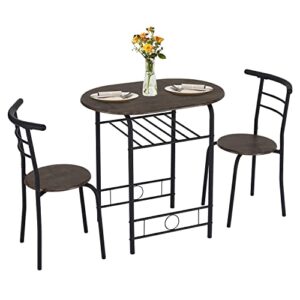 dining room table set, kitchen tables for small spaces, compact breakfast table and chairs set for home apartment kitchen dining room balcony cafe