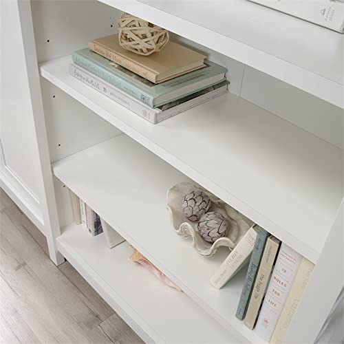 Sauder County Line Storage Console TV Stand in Soft White, Soft White Finish