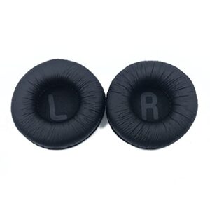 kamonda 1 pair replacement foam ear pads pillow cushion cover for jbl tune600 t500bt t450 t450bt jr300bt headphone headset 70mm earpads replacement cushion for headphone left and right black