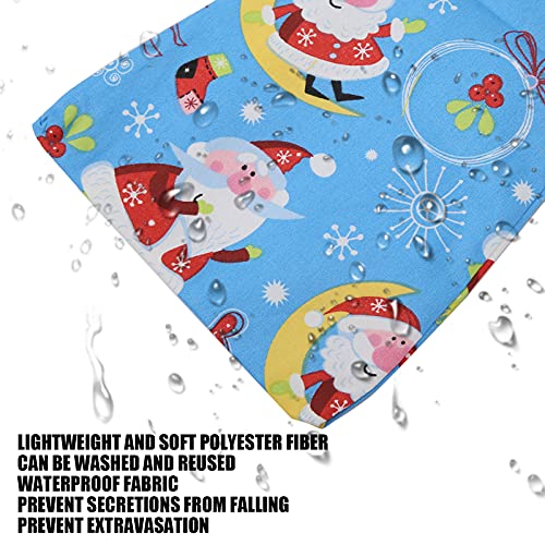 Pssopp Pet Chicken Diapers Duckling Diaper Pet Poultry Diapers Washable Poultry Cloth for Goose Duck Hen Chicken (Blue Christmas S)