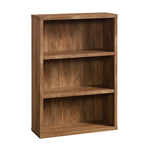 Sauder 3-Shelf Bookcase, Sindoori Mango Finish