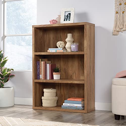 Sauder 3-Shelf Bookcase, Sindoori Mango Finish