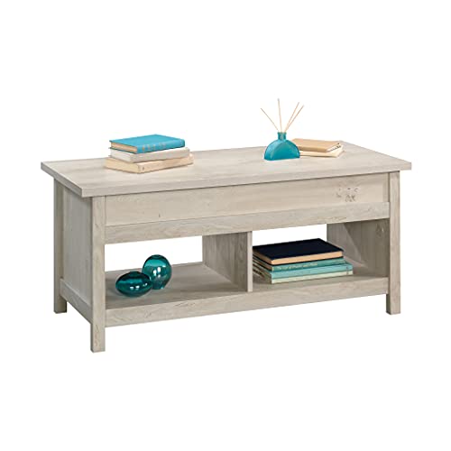 Sauder Cannery Bridge Lift Top Coffee Table, L: 43.15" x W: 19.45" x H: 19.02", Chalked Chestnut Finish