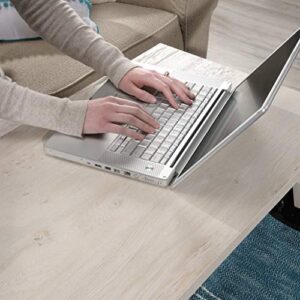 Sauder Cannery Bridge Lift Top Coffee Table, L: 43.15" x W: 19.45" x H: 19.02", Chalked Chestnut Finish