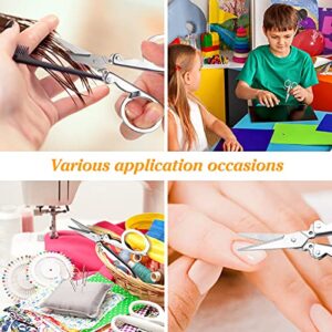 3 Pieces Folding Scissors Stainless Steel Portable Scissors Foldable Small Scissors Portable Travel Scissors Mini Folding Scissors Cutter for Home Travel, Silver