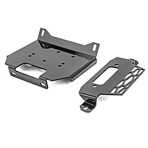 WeiSen Winch Mount Plate Bracket Kit Compatible with 2014-2019 Polaris RZR 900/1000/XP Turbo & General 1000 EPS