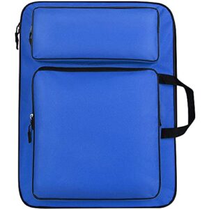 a3 art portfolio case drawing board bag for kids portable waterproof art carry backpack for painting sketch artist student storage tote bag for palette paints brushes pencils