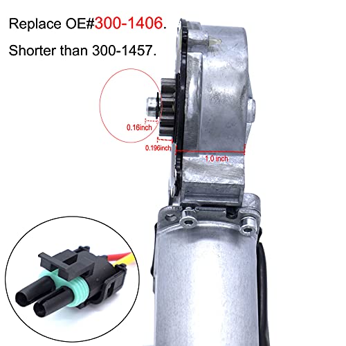 MOCW 300-1406 RV Step Motor Entry Step Motor Replacement Fit for RV Coach Motorhome & Transport Vehicles Replace OE # 369506 1820124 SP-1636669 Motor