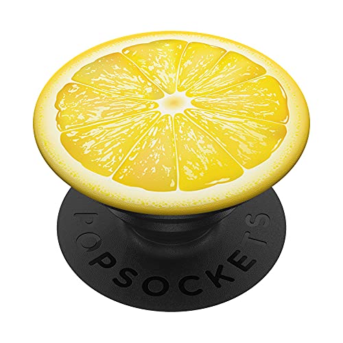 Lemon Pop Socket for Phone Cute PopSockets Yellow Lemon PopSockets Swappable PopGrip