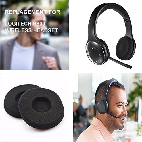 Replacement Foam Earpads Compatible with Logitech H800 Wireless Headphones,Soft and Durable Sponge Ear Cushions,Headset Ear Covers Repair Parts