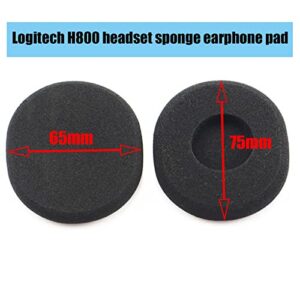 Replacement Foam Earpads Compatible with Logitech H800 Wireless Headphones,Soft and Durable Sponge Ear Cushions,Headset Ear Covers Repair Parts