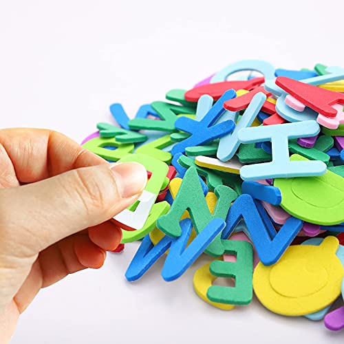 1050Pcs Foam Stickers, Self Adhesive Sticky Letter Sticker for Kids DIY Craft（1.1x0.9in）