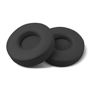 ep earpads replacement protein leather memory foam ear cushion cover compatible with beats ep wired on-ear headphones (black)