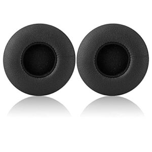 EP Earpads Replacement Protein Leather Memory Foam Ear Cushion Cover Compatible with Beats Ep Wired On-Ear Headphones (Black)