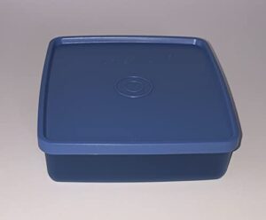 tupperware square away sandwich keeper teal blue seal