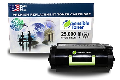 Sensible Toner, Lexmark 521H, 52D1H00, Compatible Toner Cartridge for Lexmark MS810n MS710 MS711 MS810 MS810n MS810dn MS811 MS811dn MS812, 25,000 Pages, Made in The USA